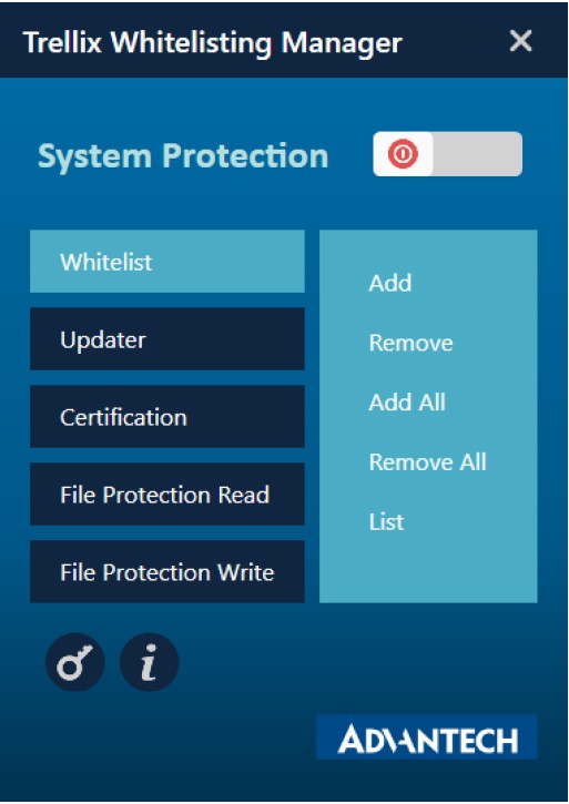 Trellix Whitelisting Manager